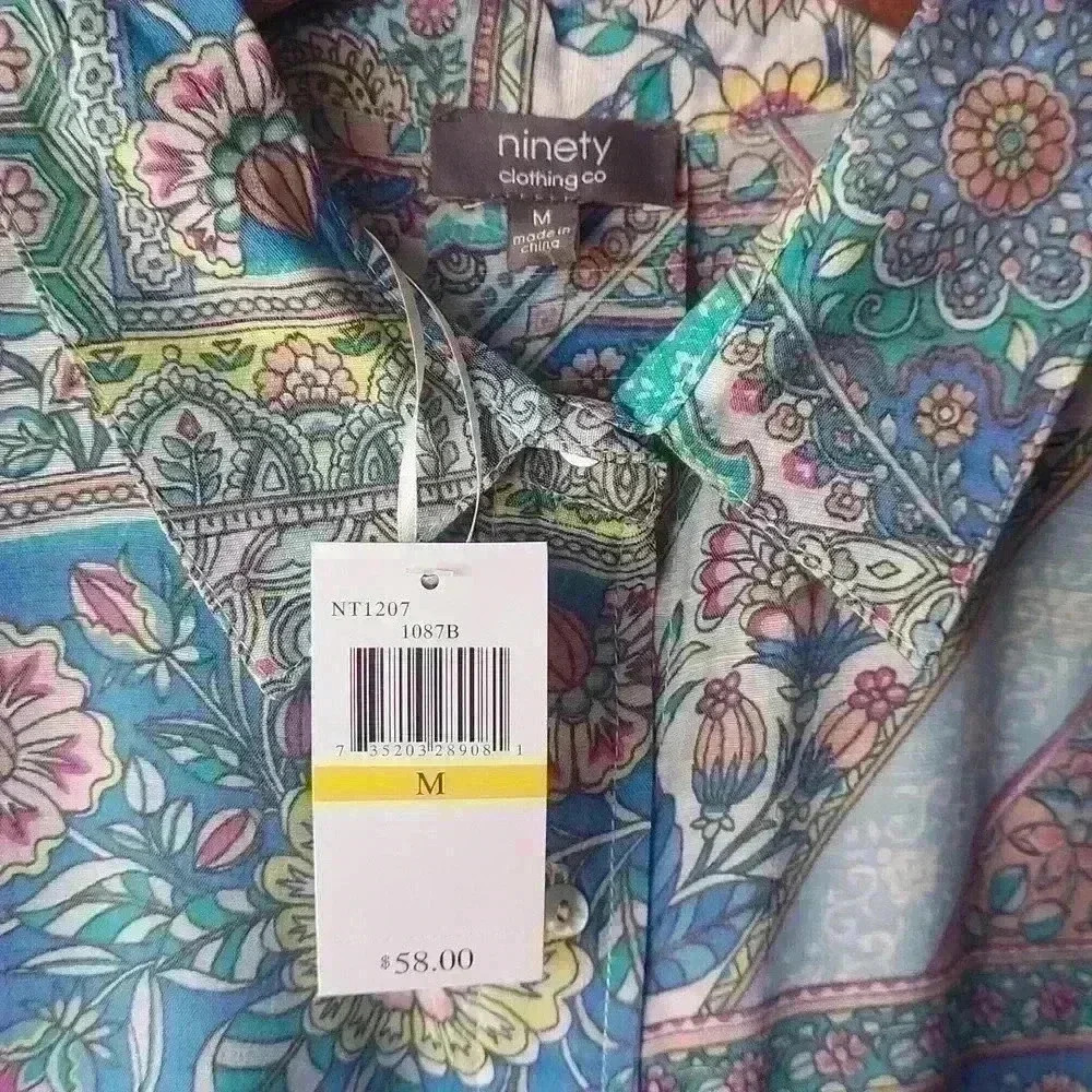 NWT Paisley tunic - Picture 8 of 8